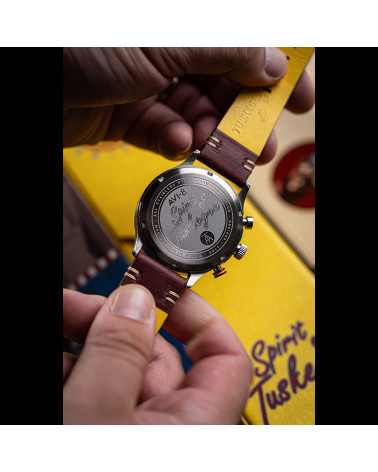 AVI-8 - Flyboy Tuskegee - Reloj hombre - AV-4109-02  - Movimiento cronógrafo mecánico de cuarzo