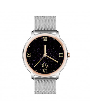 Smarty Smart watch - Eleganza - bracciale a maglia milanese - controllo del sonno - pedometro -GPS - touch screen