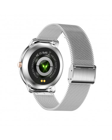 Smarty Smart watch - Eleganza - bracciale a maglia milanese - controllo del sonno - pedometro - GPS - touch screen