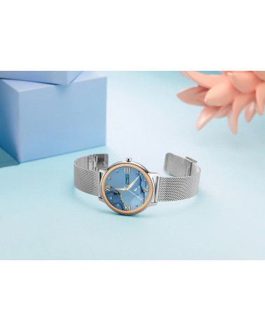 Smarty Smart watch - Elegance - Milanese mesh bracelet - sleep control - pedometer - GPS - touch screen