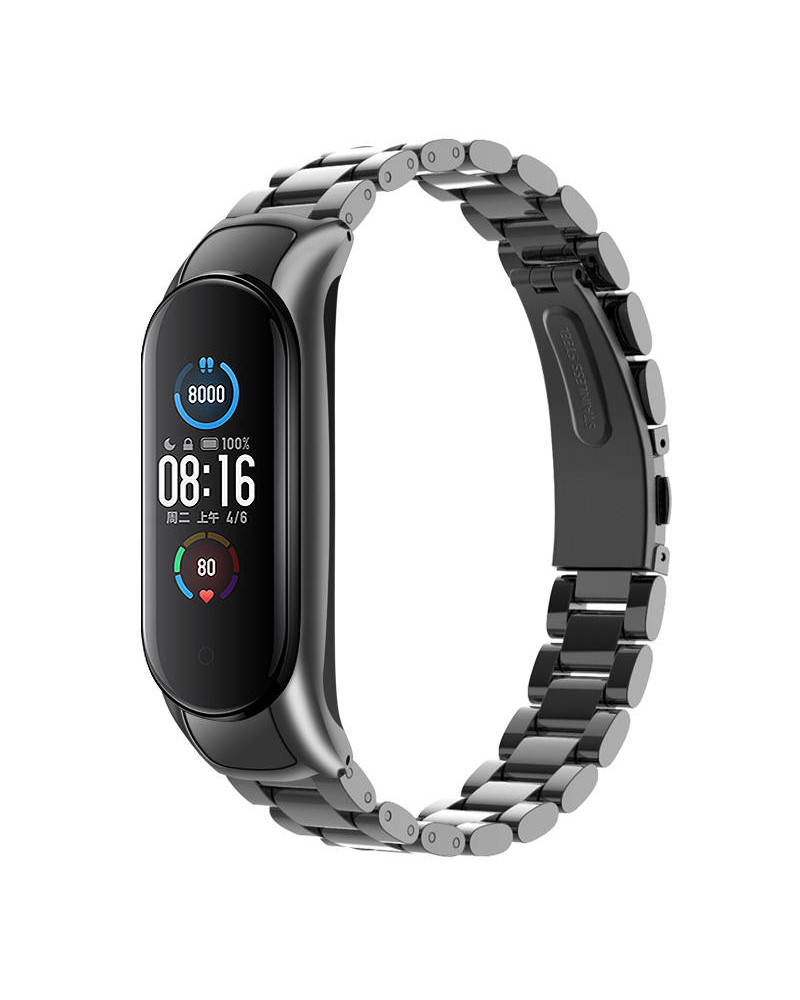 Smarty Smart Watch - Fit Lux Steel - bracciale in acciaio - consumo di calorie - pedometro - monitoraggio del sonno - fitness