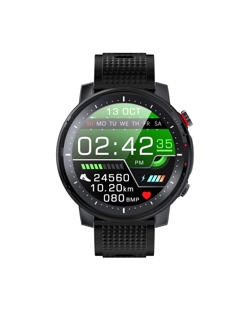 Smarty smart watch - Stadium - braccialetto in silicone - test cardio programmabile - GPS - LED