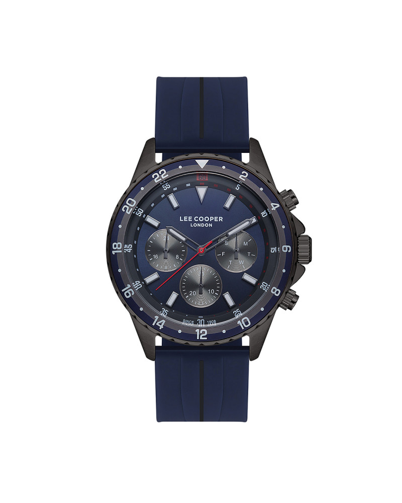 Men's watch - Lee Cooper - LC07210,099 - silicone bracelet
