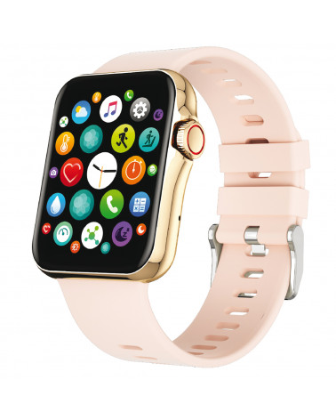 SMARTY Connected Watch - Silicone Standing - Silicone Wristband - Calorie consumption - Bluetooth Call - Fitness - GPS