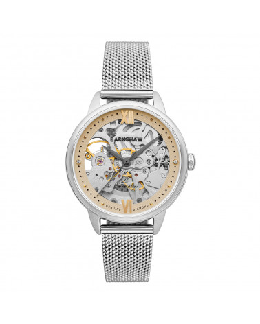 EARNSHAW ANNING ES-8154 Women's watch with Milanese stainless steel bracelet