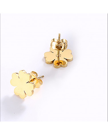Women's earrings - Lee Cooper - LCS01042,110,BO - gold plated steel flower